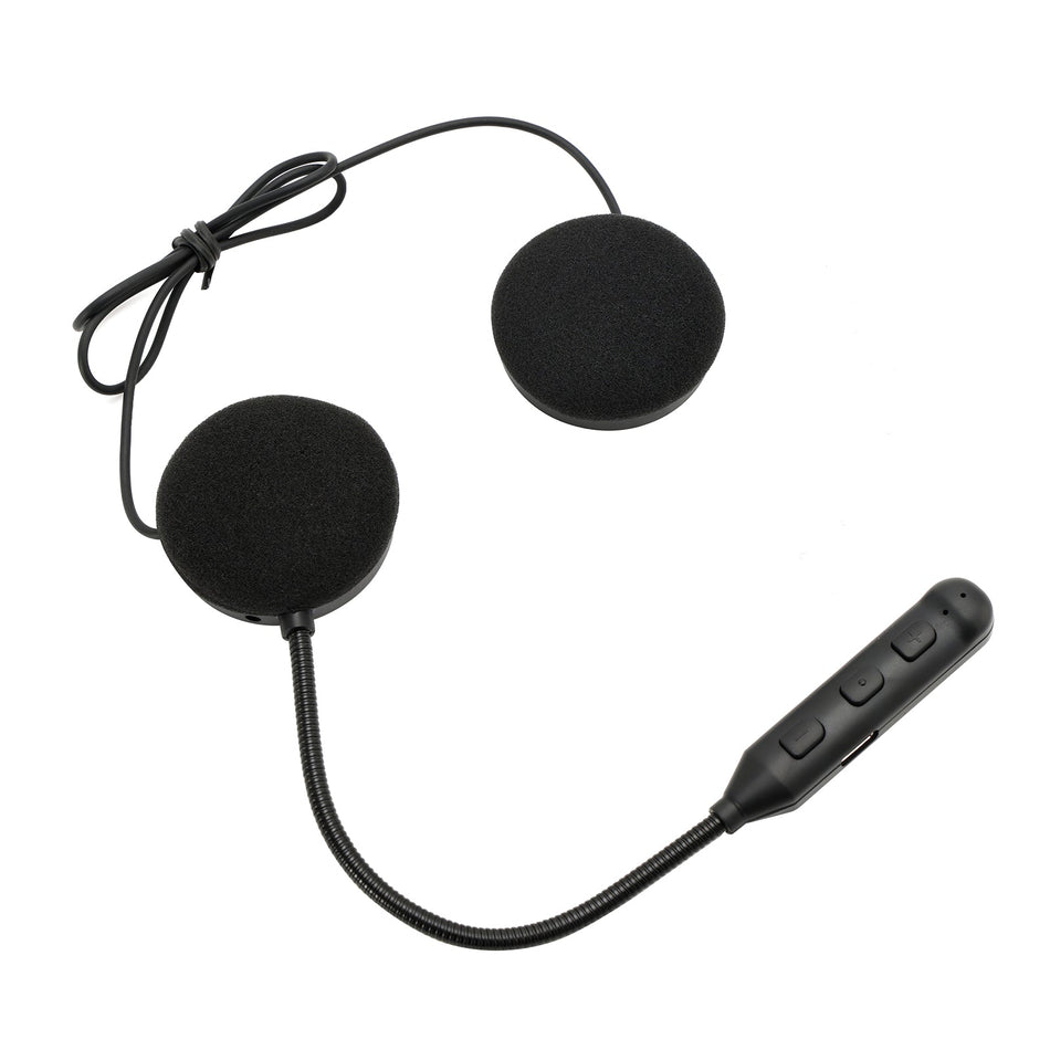 ユニバーサルスピーカープレーヤーヘルメットBluetoothイヤホンヘッドセットブラックオートバイ用