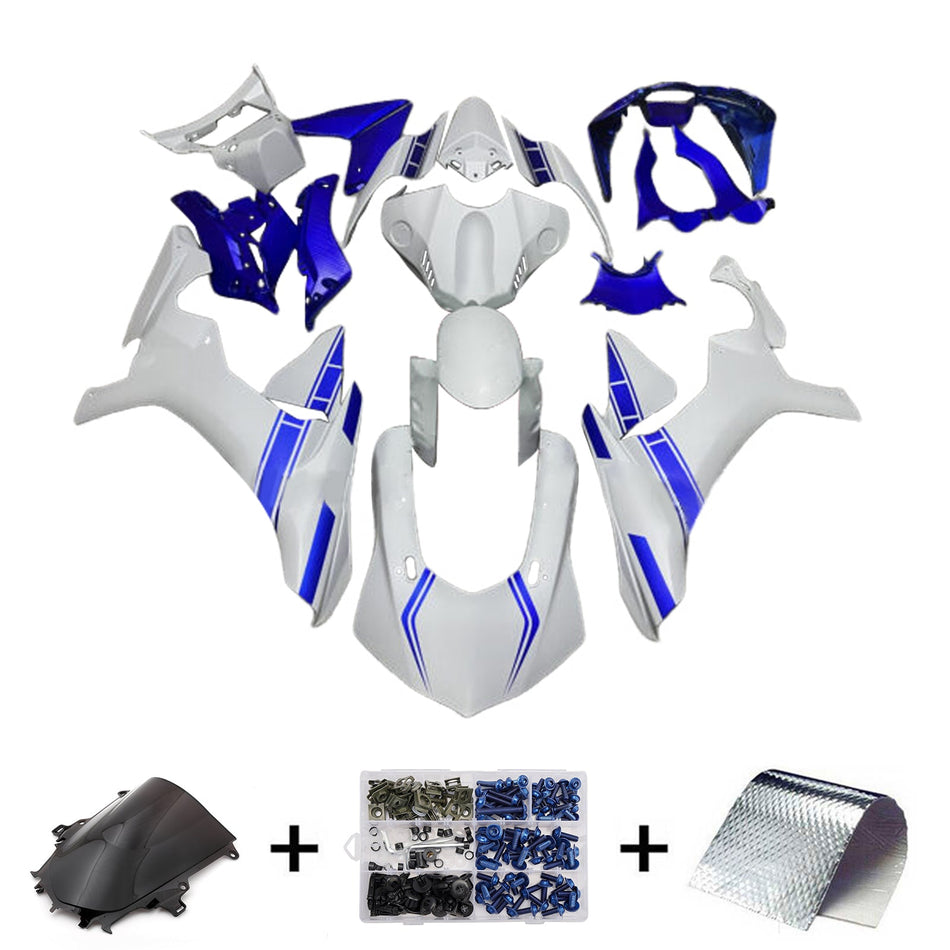 インジェクションフェアリングキット ボディワーク プラスチック ABS ヤマハ YZFR1 YZF-R1 2015-2019用