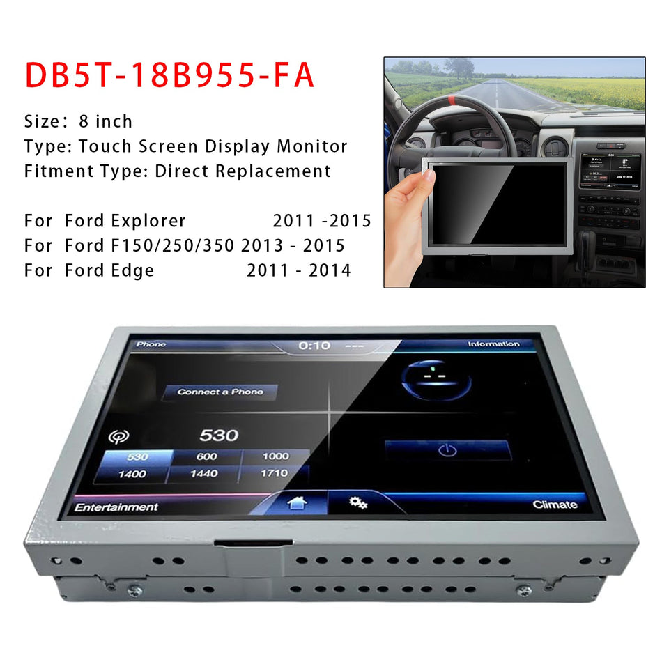 2013-2015 フォード F150/250/350 8インチ 同期ラジオ情報タッチスクリーンディスプレイ DC3T-18B955-F DT4T-18B955-FB