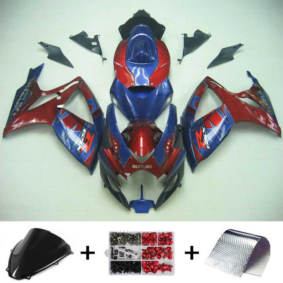 2006-2007 スズキ GSXR 600/750 K6 Amotopart インジェクションフェアリングキット ボディワーク プラスチック ABS #164