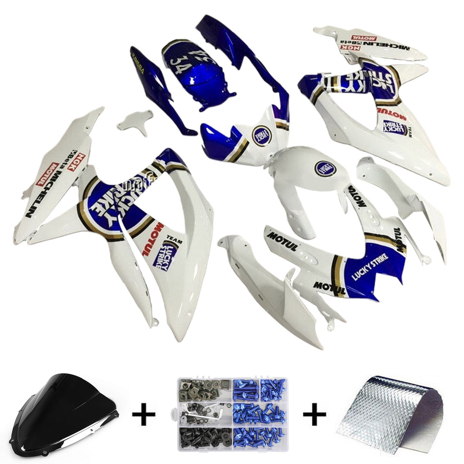 2008-2010 スズキ GSXR 600/750 K8 インジェクションフェアリングキット ボディワーク プラスチック ABS