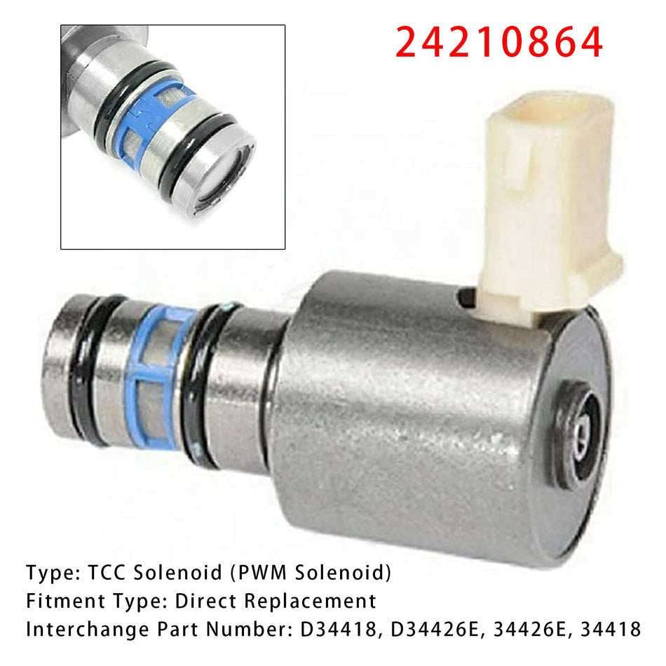 4L30E 4L80E トランスミッション PWM TCC トルクコンバーター クラッチソレノイド 24210864