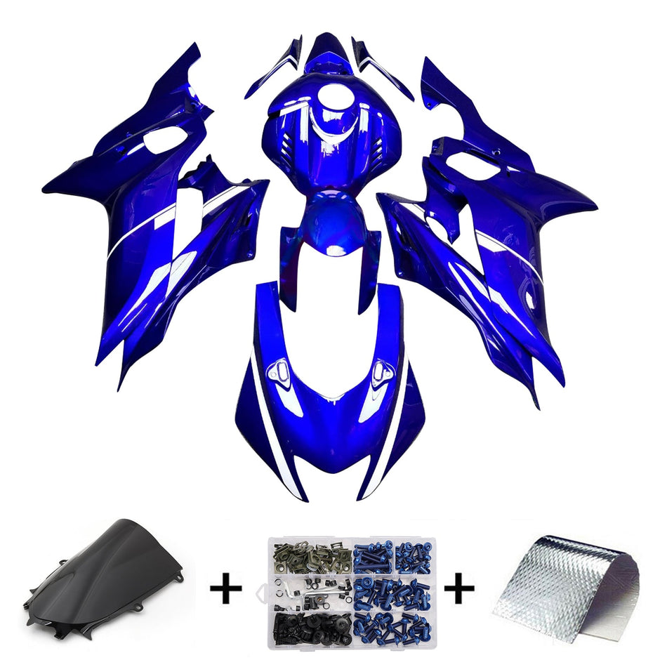 インジェクションフェアリングキット ボディワーク プラスチック ABS ヤマハ YZF-R6 2017-2023 に適合