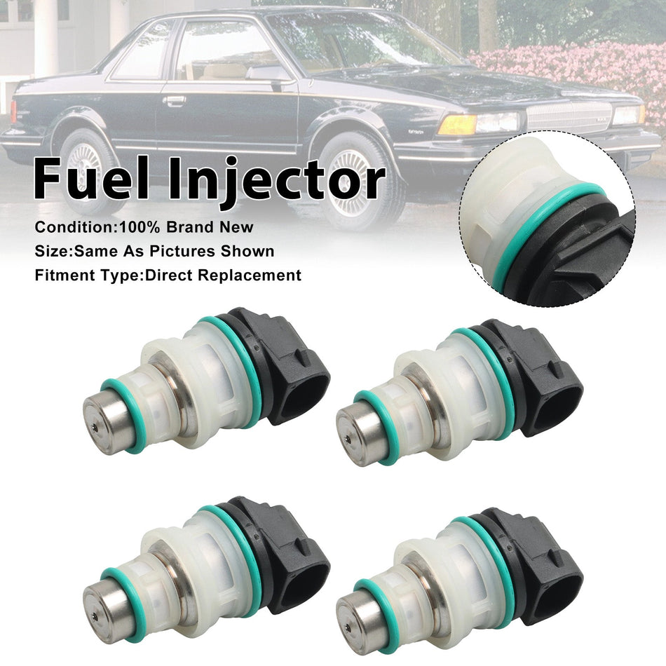 シボレーS10（1987-1991年式）およびGMC S15（1987-1990年式）用燃料インジェクター4個セット 17111814