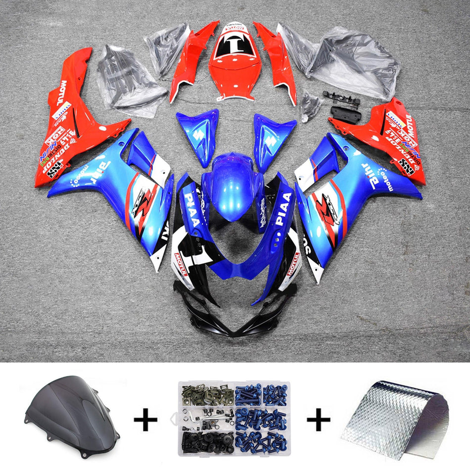 インジェクションフェアリングキット ボディワーク プラスチック ABS スズキ GSXR 600/750 2011-2026 K11用