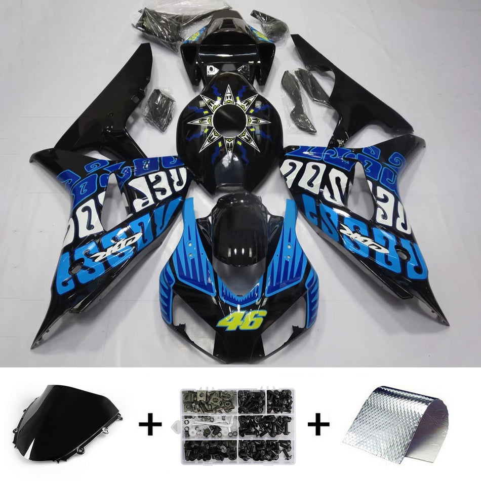 ホンダ CBR1000RR 2006-2007 用インジェクション フェアリングキット ボディワーク プラスチック ABS