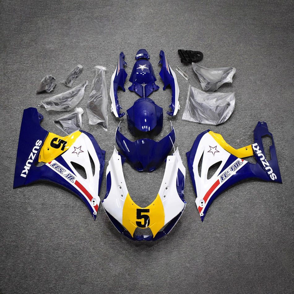 スズキ GSXR1000 2017-2025 K17用 インジェクションフェアリングキット ボディワーク プラスチック ABS