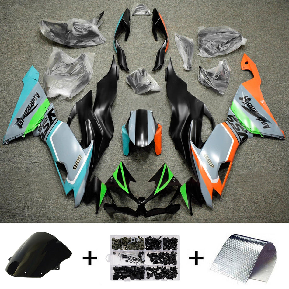 インジェクションフェアリングキット ボディワーク プラスチック ABS カワサキ ZX6R 2019-2023 に適合