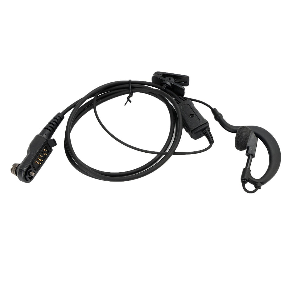 G 型イヤーフック イヤーピース ヘッドセット 楕円形 PTT MIC Hytera AP510 AP580 BP560 BP510 用