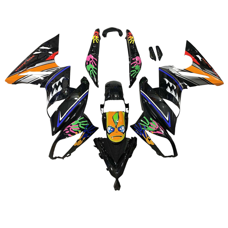 カワサキ Ninja650 ER-6F EX650 2009-2011用 インジェクションフェアリングキット プラスチック