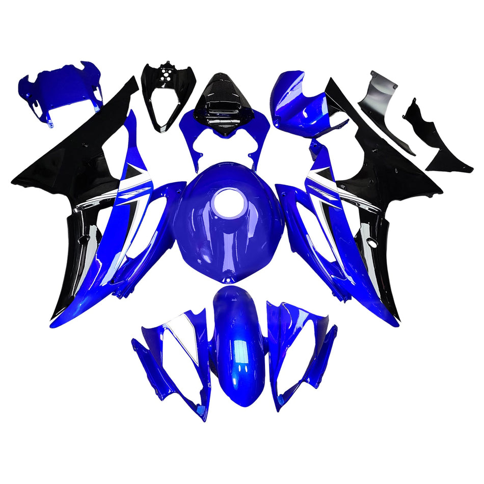 インジェクションフェアリングキット ボディワーク プラスチック ABS ヤマハ YZFR6 YZF-R6 2008-2016用