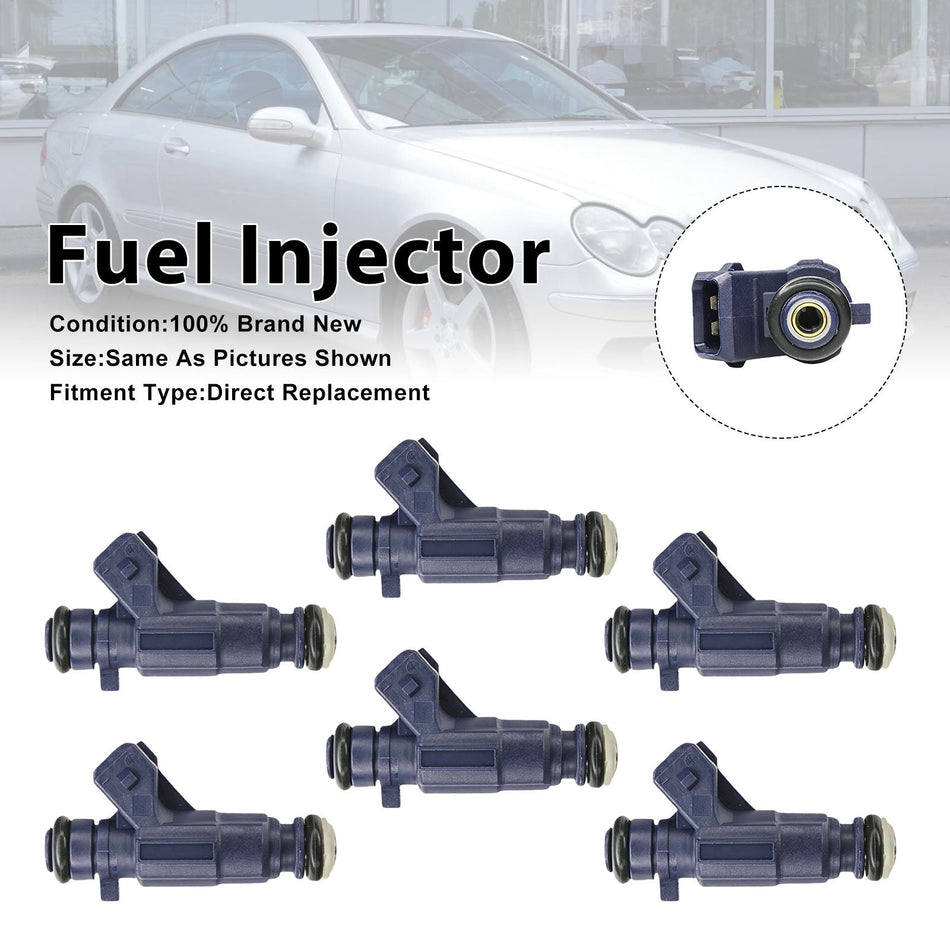 メルセデス・ベンツ CLK320 (00-05) SLK320 (01-03) 用燃料インジェクター 6個セット 0280156014