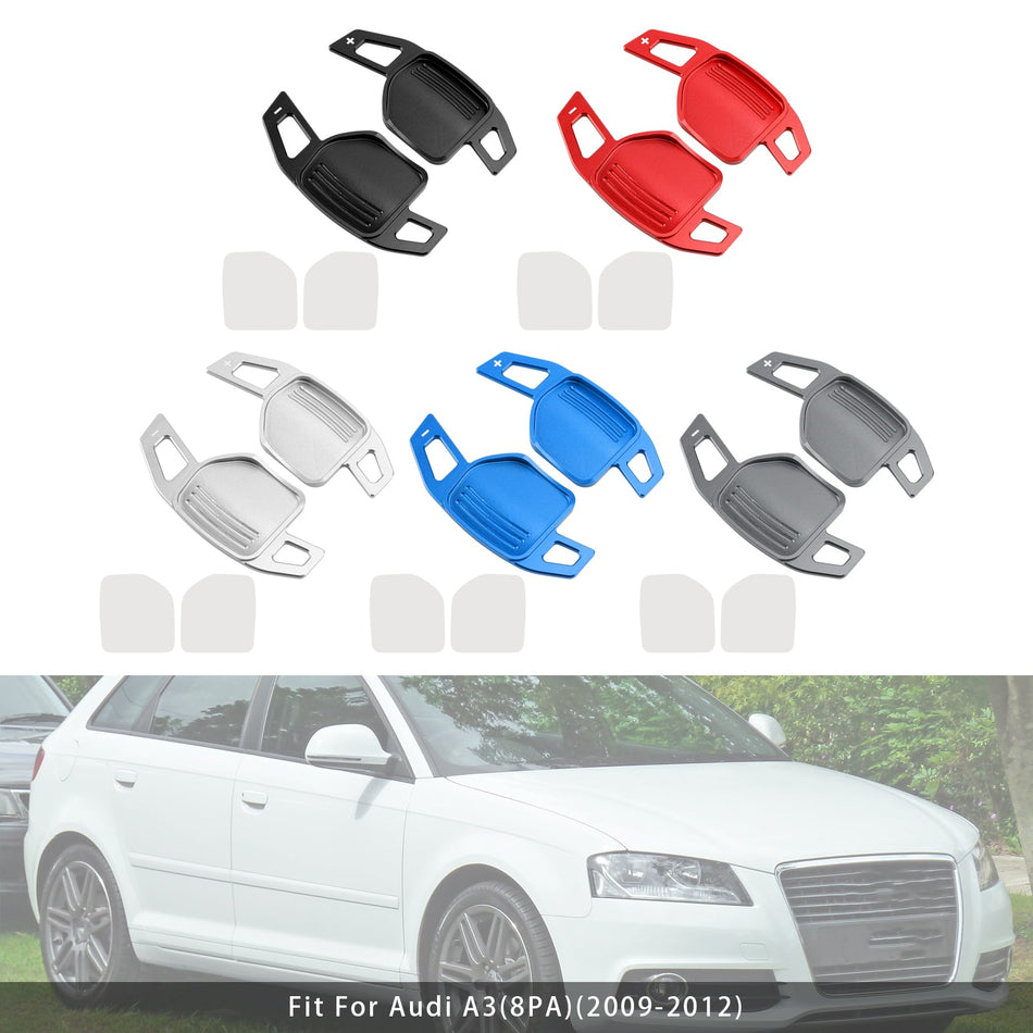 Audi A3 A4 A5 A6 TT Q5 08-14用 アルミニウム製ステアリングホイールパドルシフター