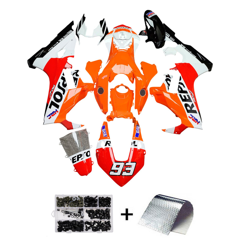 ホンダ CBR1000RR 2017-2023 用 インジェクションフェアリングキット ボディワーク プラスチック ABS