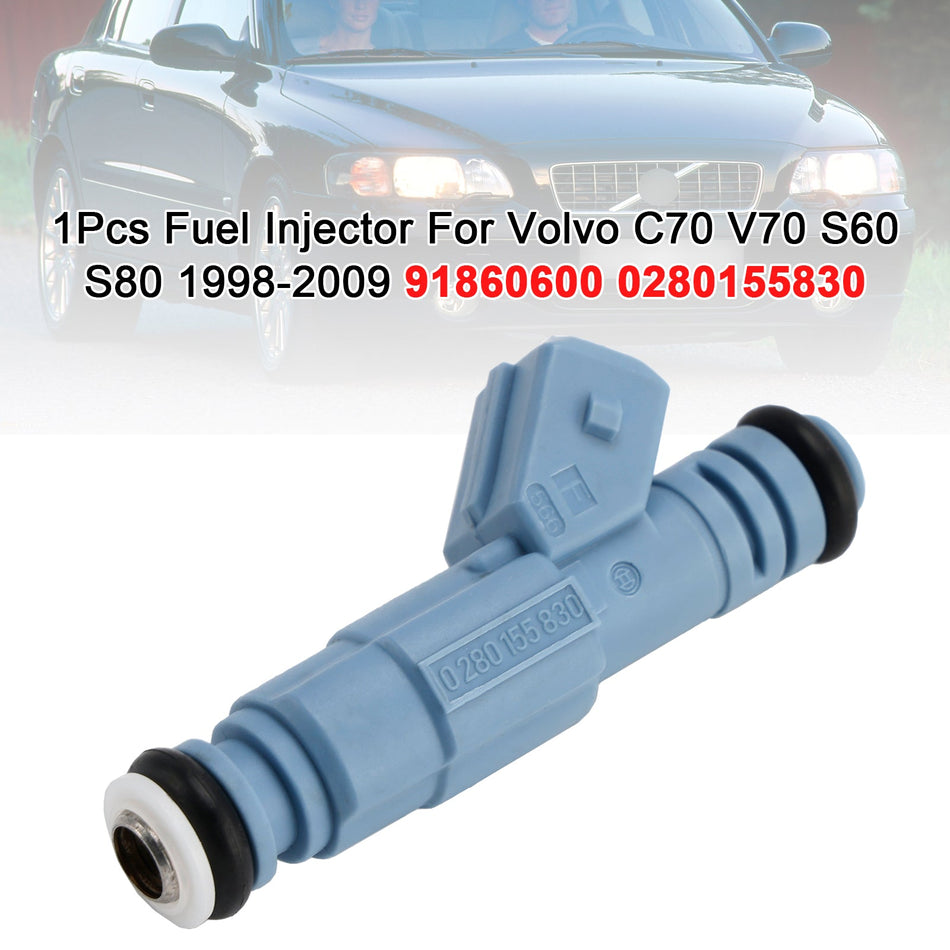 ボルボ C70 V70 S60 S80 1998-2009 91860600 0280155830 用燃料インジェクター 1個