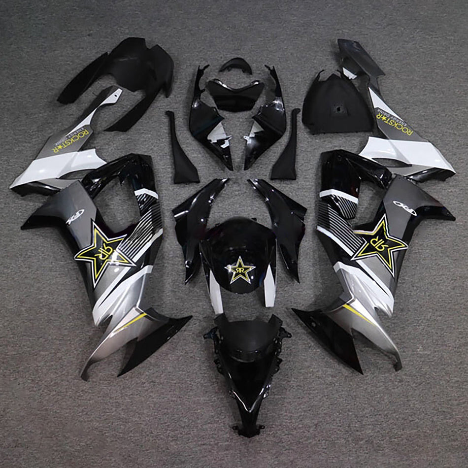 インジェクションフェアリングキット ボディワーク プラスチック ABS カワサキ ZX10R 2008-2010 に適合
