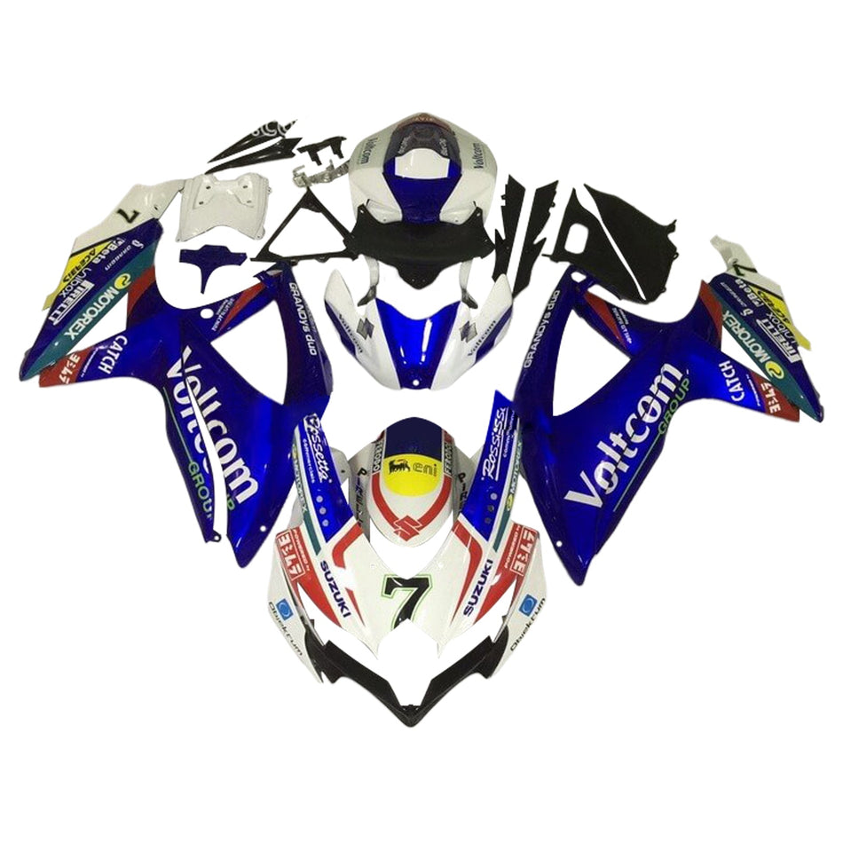 2008-2010 スズキ GSXR 600/750 K8 インジェクションフェアリングキット ボディワーク プラスチック ABS