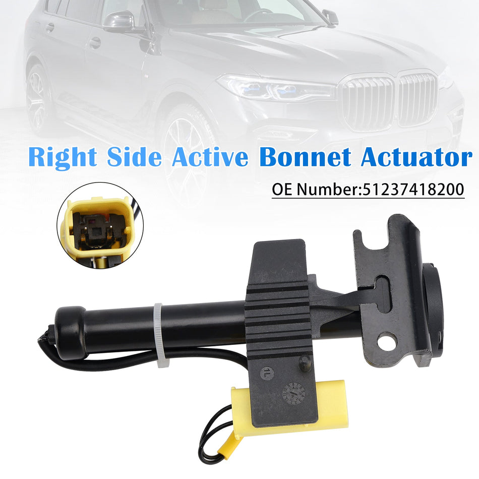 BMW X5 G05 X6 G06 X7 2017-2020用 右側アクティブボンネットアクチュエーター 51237418200