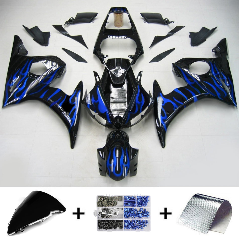 2003-2004 ヤマハ YZF 600 R6 R6S インジェクションフェアリングキット ボディワーク プラスチック ABS #158