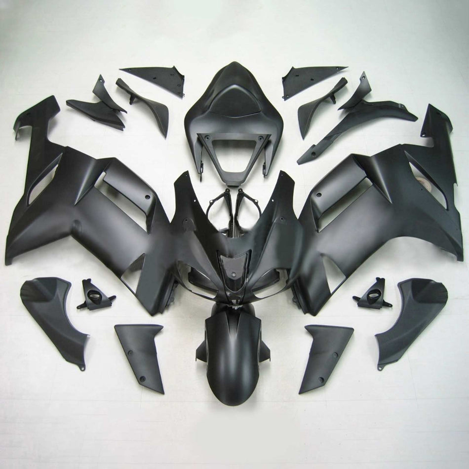 2007-2008 カワサキ ZX6R 636 Amotopart インジェクションフェアリングキット ボディワーク プラスチック ABS #127