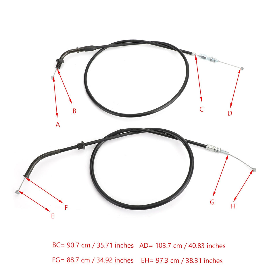 Throttle Cable For Honda CB350F CB500 FT500 CB550 CB750