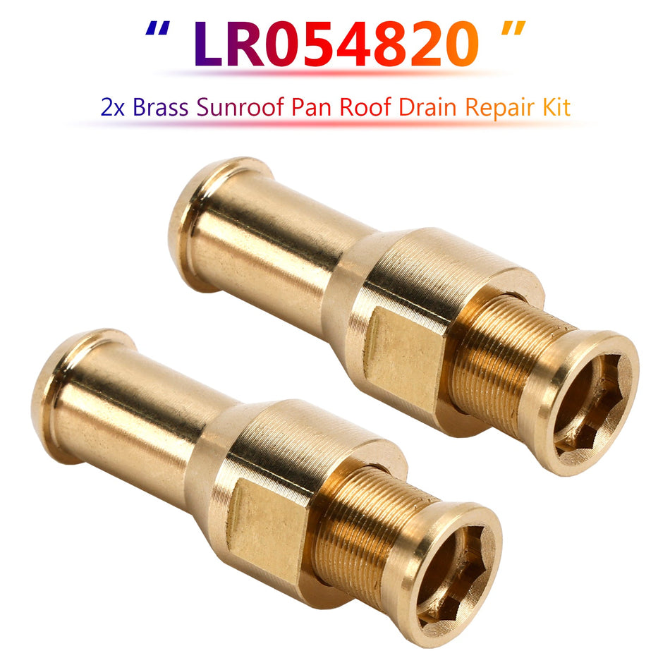 ランドローバー レンジローバー用 真鍮製サンルーフパン ルーフドレン修理キット 2個セット LR054820