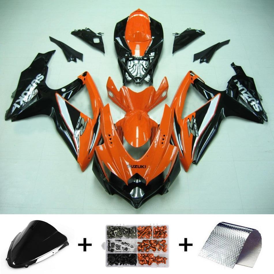2008-2010 スズキ GSXR 600/750 K8 Amotopart インジェクションフェアリングキット ボディワーク プラスチック ABS #156