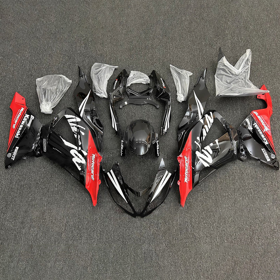インジェクションフェアリングキット ボディワーク プラスチック ABS カワサキ ZX6R 636 2013-2018 に適合