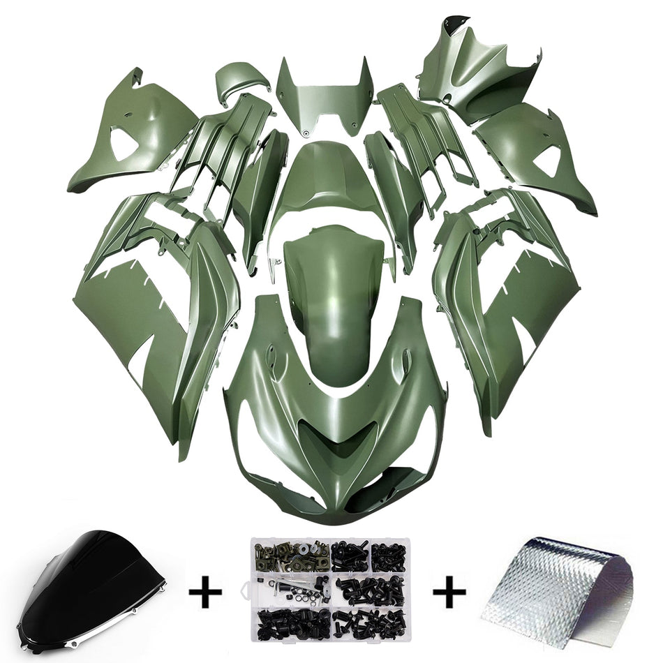 インジェクションフェアリングキット ボディワーク Kawasaki ZX14R ZZR1400 2012-2025 に適合