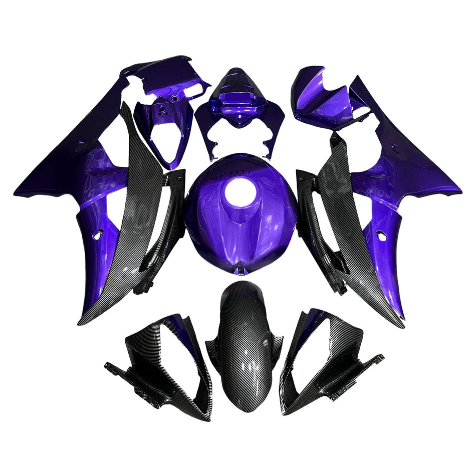 インジェクションフェアリングキット ボディワーク プラスチック ABS ヤマハ YZFR6 YZF-R6 2008-2016用