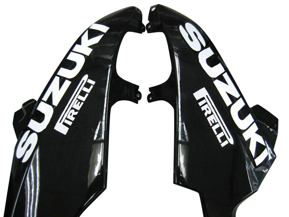 2008-2010 スズキ GSXR 600 750 ブラック ホワイト アルスター コロナ レーシング フェアリング ジェネリック
