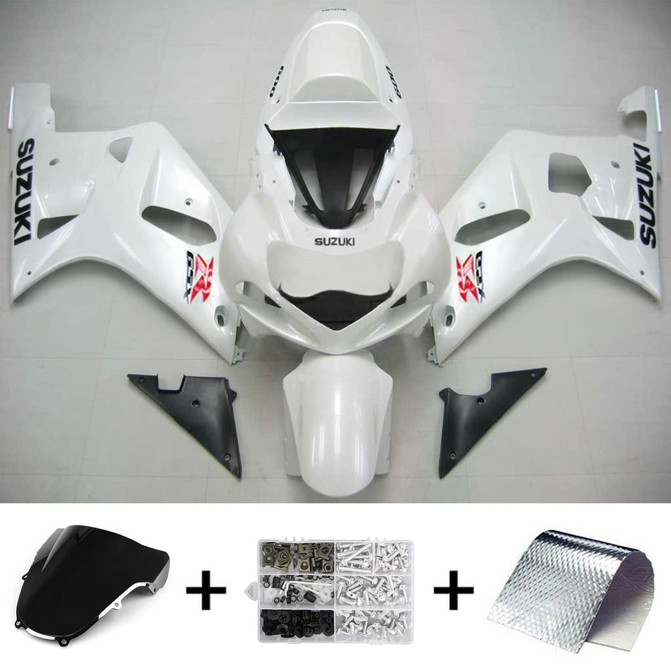 2001-2003 スズキ GSXR600 K1 インジェクションフェアリングキット ボディワーク プラスチック ABS #104 Amotopart