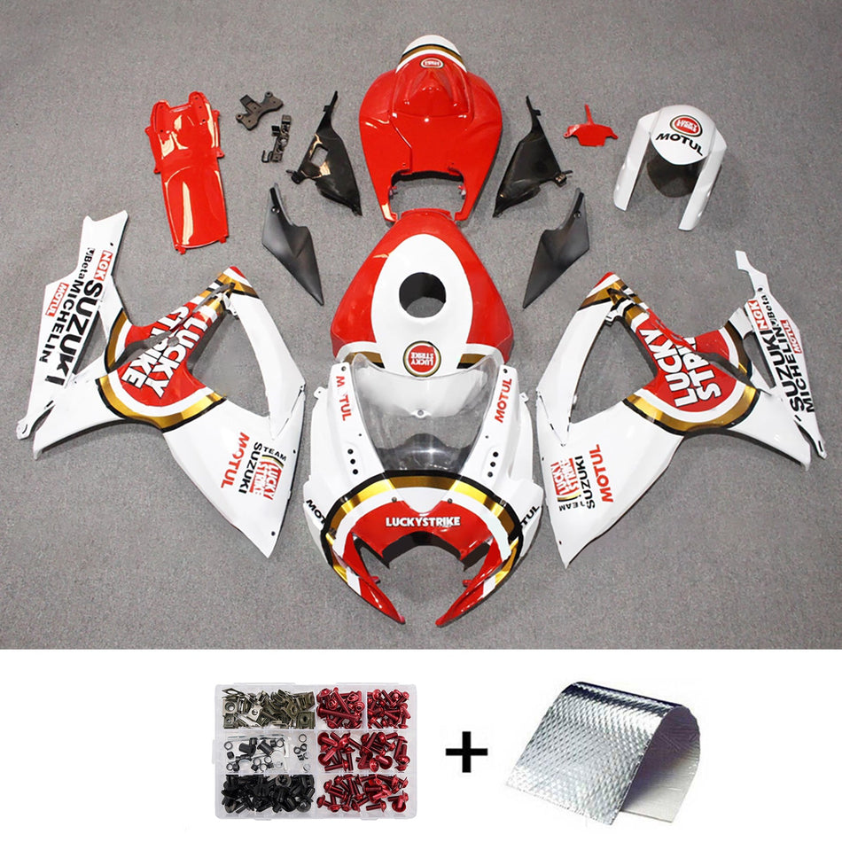 スズキ GSXR 600/750 2006-2007 K6 用 インジェクションフェアリングキット ボディワーク プラスチック ABS
