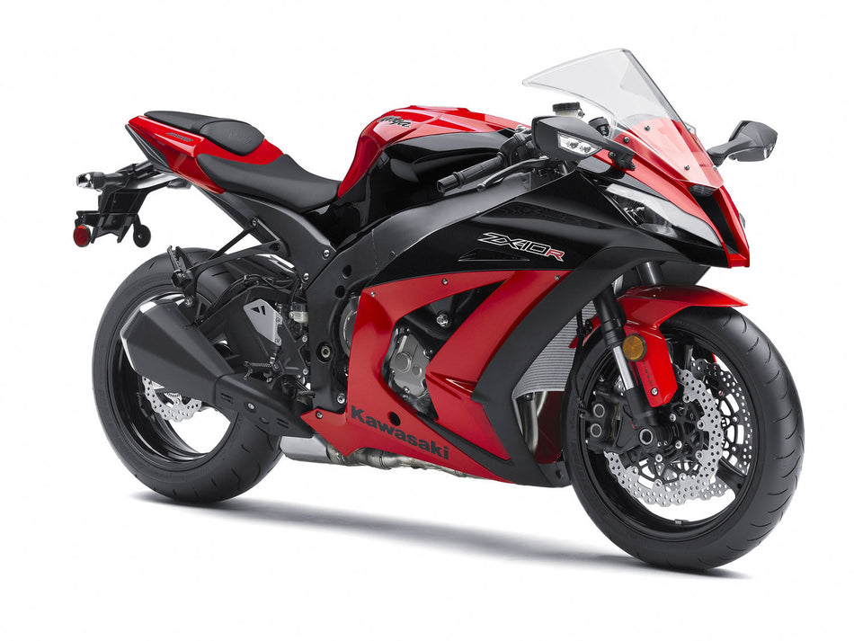 2011-2015 Ninja ZX10R レッド ボディワーク フェアリング ABS 射出成形プラスチック セット 4# ジェネリック