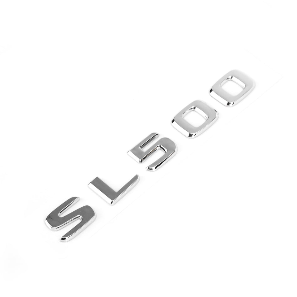 トランク リア エンブレム バッジ クローム レター Sl 500 メルセデス R230 R231 Sl Sl500 ジェネリック