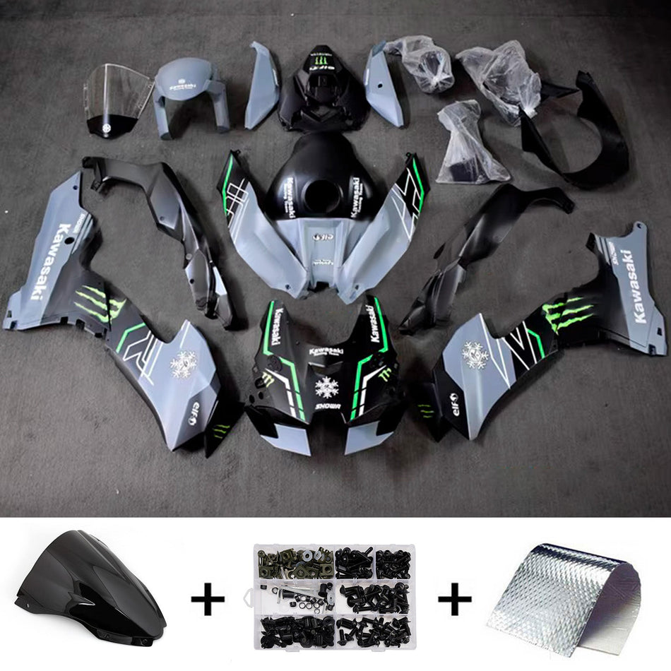 インジェクションフェアリングキット ボディワーク ABS カワサキ ZX-10R ZX-10RR 2021-2025 に適合