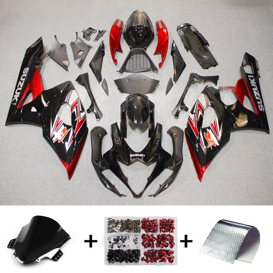 スズキ GSXR1000 2005-2006 K5 用 インジェクションフェアリングキット ボディワーク プラスチック ABS