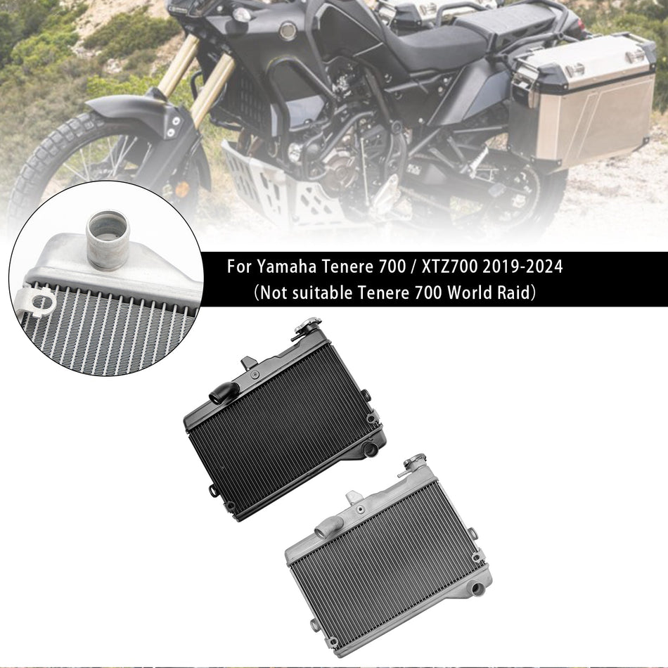 2019-2024 ヤマハ テネレ 700 XTZ700 ラジエーター冷却エンジンクーラー