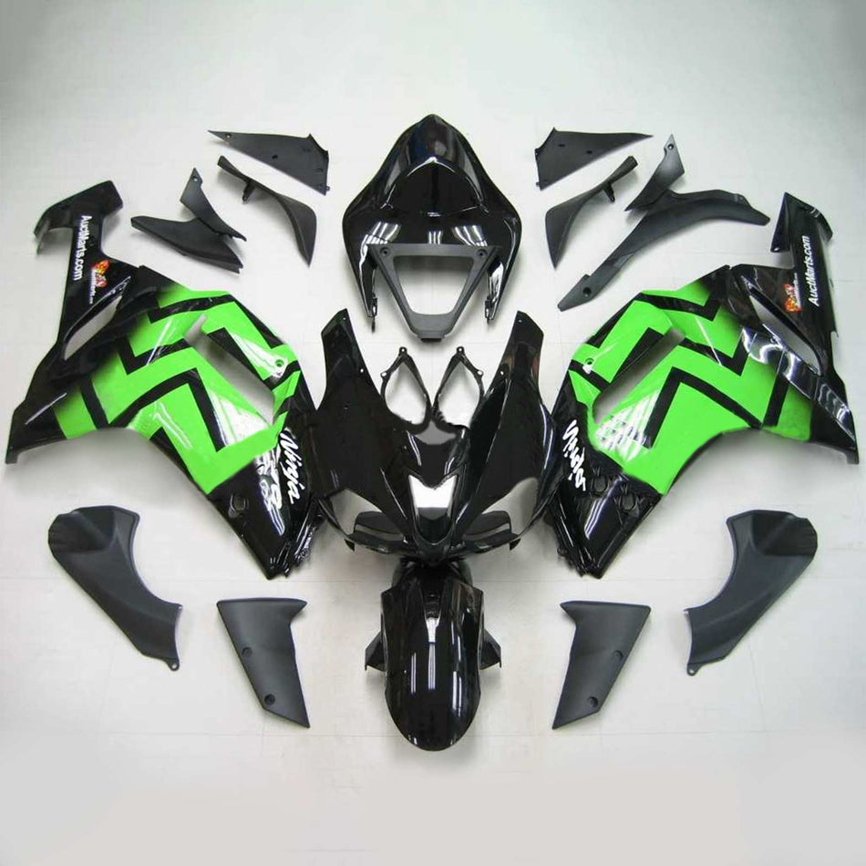 2007-2008 カワサキ ZX6R 636 Amotopart インジェクションフェアリングキット ボディワーク プラスチック ABS #128