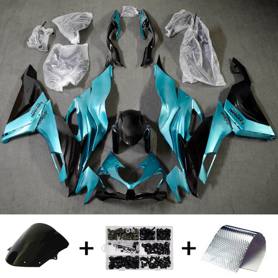 インジェクションフェアリングキット ボディワーク プラスチック ABS カワサキ ZX6R 2019-2023 に適合
