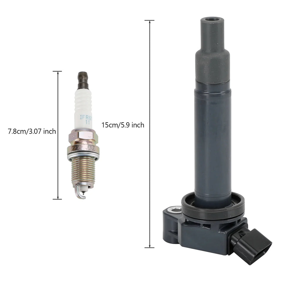 1999-2003 レクサス ES300 RX300 3.0L V6 イグニッションコイル+スパークプラグ 90919-02234 C-528 C1175 GN10536 UF267 6ペア