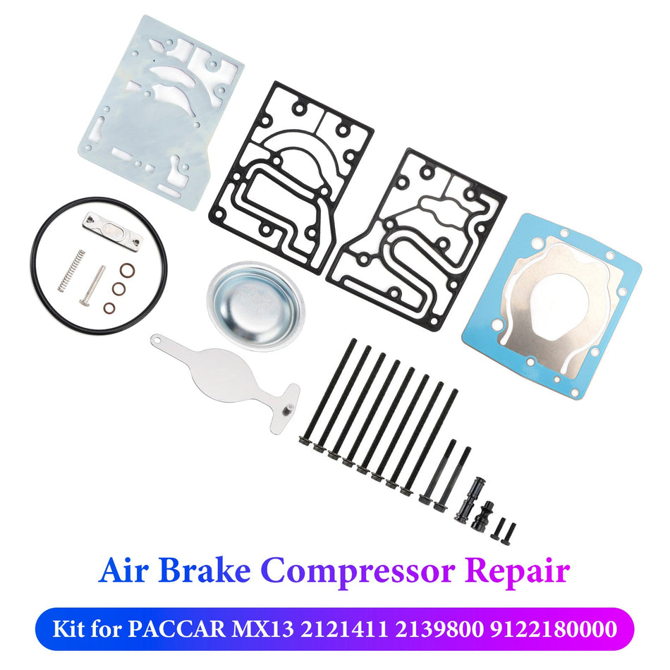 PACCAR MX13用エアブレーキコンプレッサー修理キット 2121411 2139800 9122180000