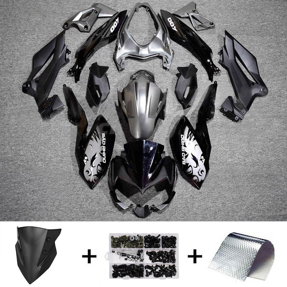 インジェクションフェアリングキット ボディワーク プラスチック ABS カワサキ Z400 2018-2024 に適合