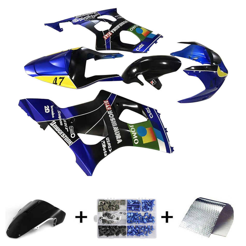 2003-2004 スズキ GSXR1000 K3 インジェクションフェアリングキット ボディワーク プラスチック ABS