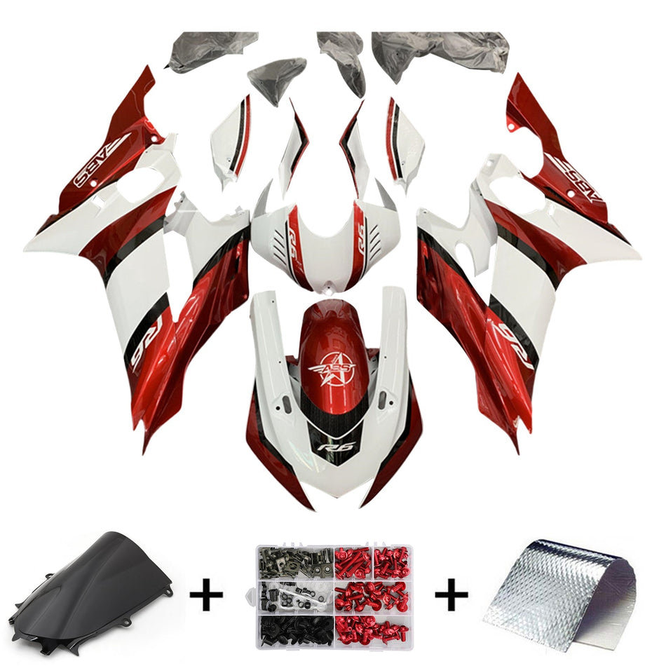 2017-2022 ヤマハ YZF-R6 フェアリングキット ボディワーク プラスチック ABS