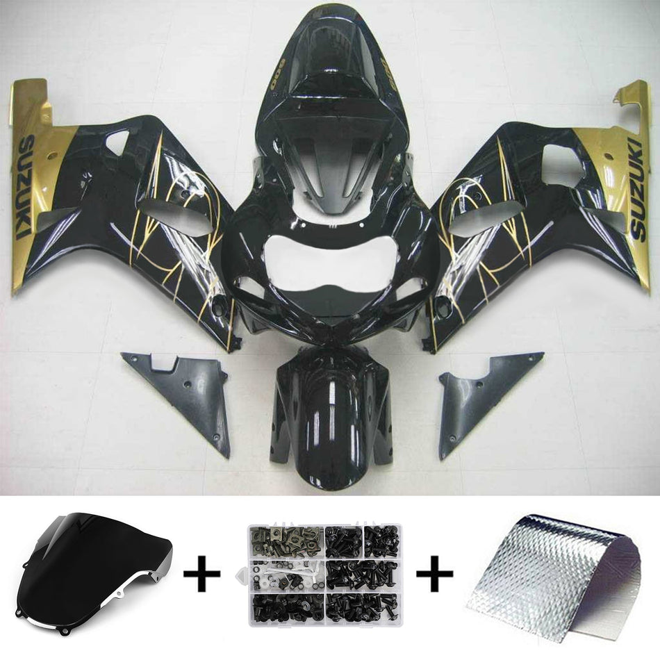 2001-2003 スズキ GSXR600 K1 インジェクションフェアリングキット ボディワーク プラスチック ABS #108 Amotopart