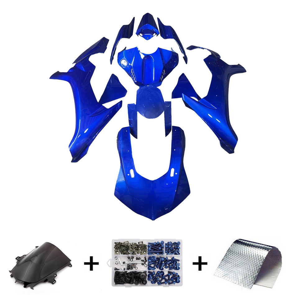 インジェクションフェアリングキット ボディワーク プラスチック ABS ヤマハ YZFR1 YZF-R1 2015-2019用