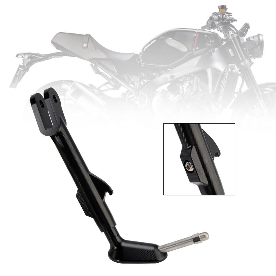 ヤマハ XSR900 2022-25 MT-09 2024-2025 に適合する調整可能なフットサイドスタンドキックスタンド