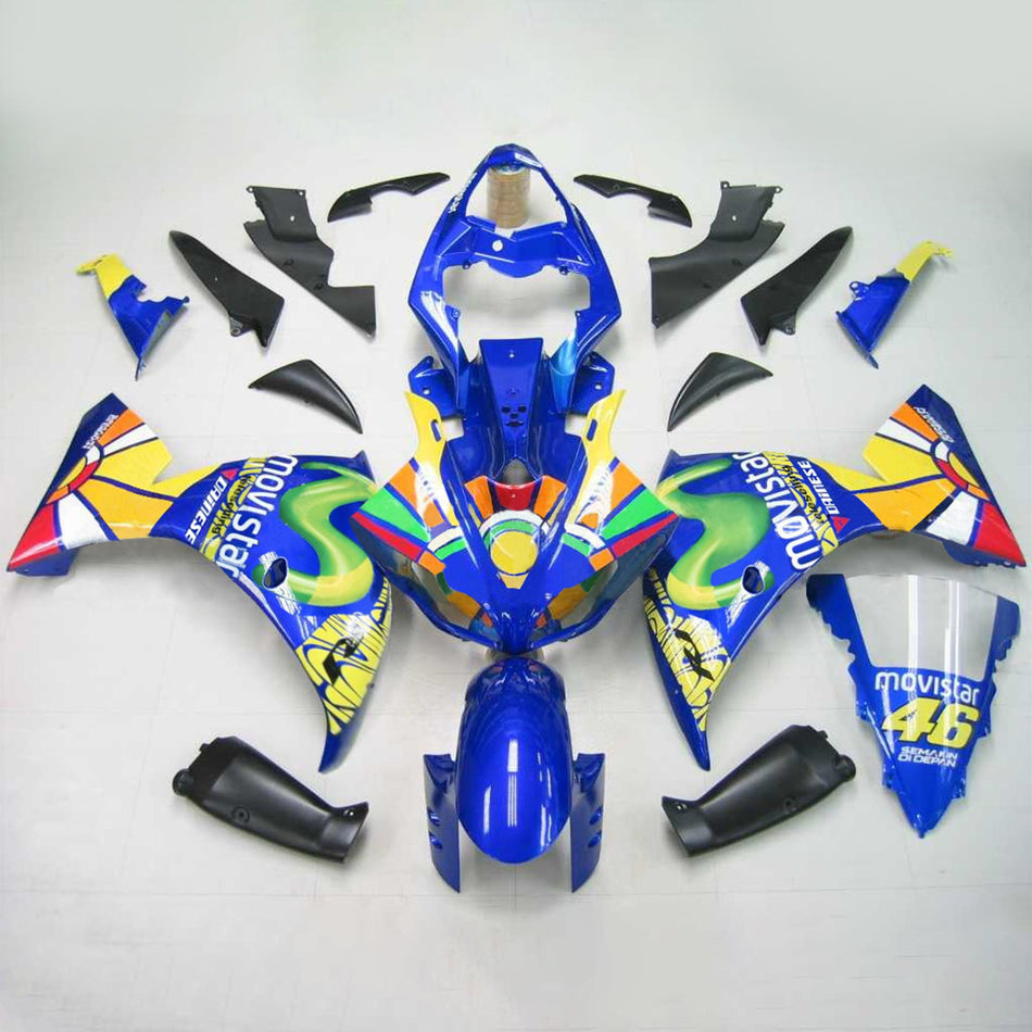 2009-2011 ヤマハ YZF 1000 R1 インジェクションフェアリングキット ボディワーク プラスチック ABS #110