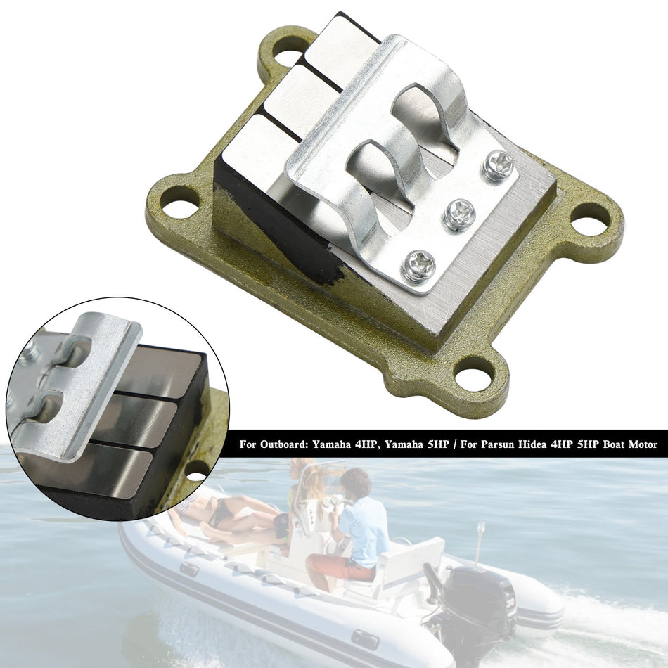 6E0-13610-00 リードバルブアセンブリ ヤマハ 2ストローク 4HP 5HP 船外機用